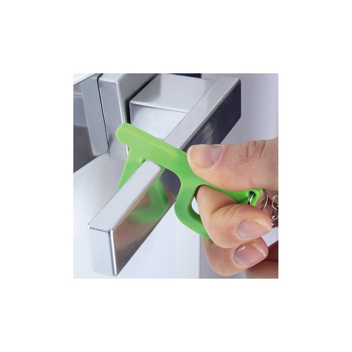 Toucher plastica antibatterica verde lime 4x7 cm Personalizzato | Prezzi Ingrosso