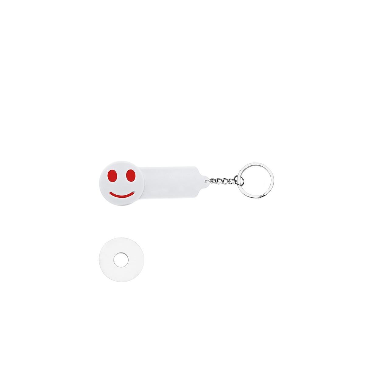 Smile plastica e metallo verde 5x2 cm Personalizzate | Prezzi Ingrosso