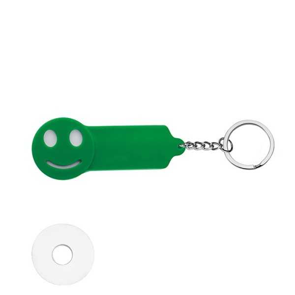 Smile plastica e metallo verde 5x2 cm Personalizzate | Prezzi Ingrosso