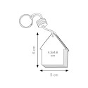 Maison eva e metallo blu 5x6 cm Personalizzato | Prezzi Ingrosso