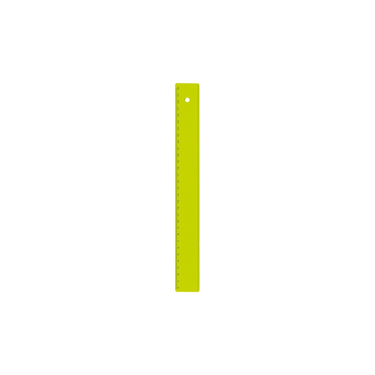 Misura plastica verde fluorescente 31x3 cm Personalizzata | Prezzi Ingrosso