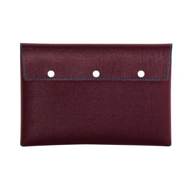 Pochette poliuretano nero rosso 24x33 cm Personalizzate | Prezzi Ingrosso