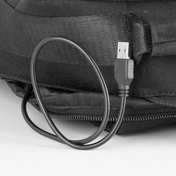Maori poliestere ed ecopelle nero 32x42 cm Personalizzati | Prezzi Ingrosso