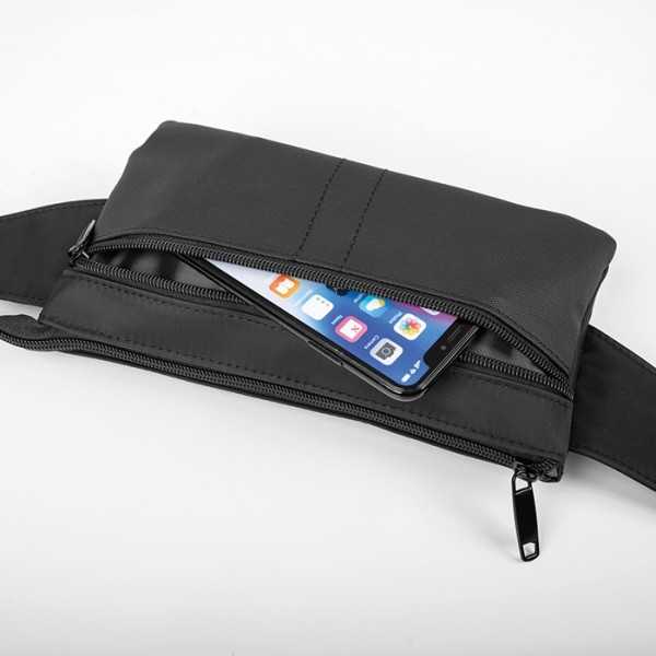 Marsupio Ocean nylon 900d nero 5x12 cm Personalizzato | Prezzi Ingrosso