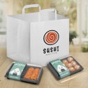 Compact Take Away carta bianca bianco 26x16 cm Personalizzato | Prezzi Ingrosso