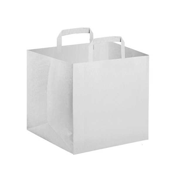 Compact Take Away carta bianca bianco 26x16 cm Personalizzato | Prezzi Ingrosso