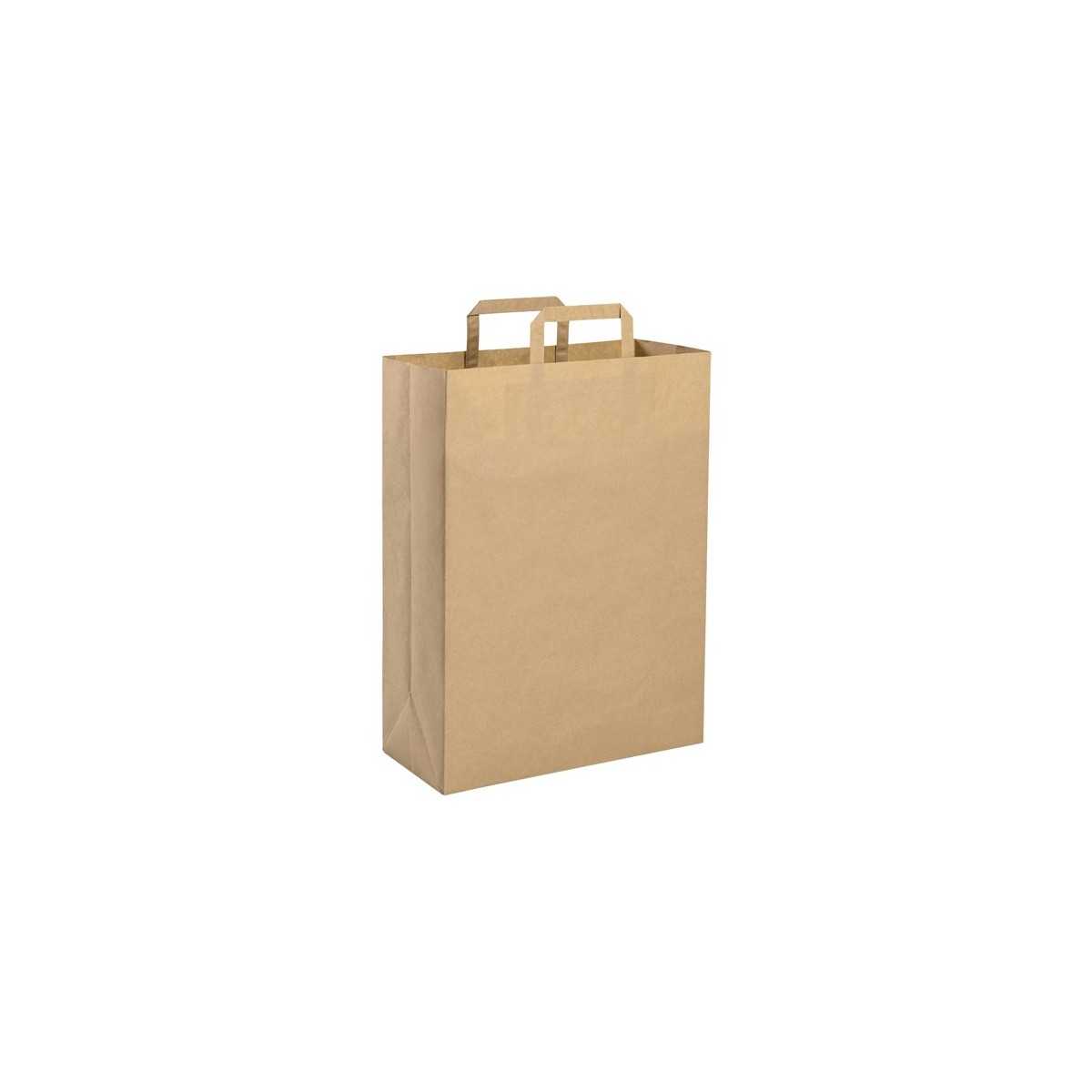 Shopper carta riciclata avana avana 32x43 cm Personalizzato | Prezzi Ingrosso