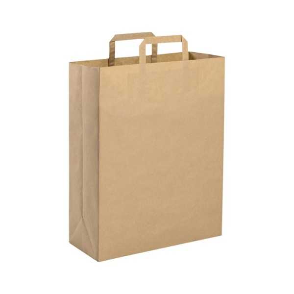 Shopper carta riciclata avana avana 22x29 cm Personalizzato | Prezzi Ingrosso