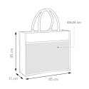 Judi juta e cotone ecru 45x35 cm Personalizzati | Prezzi Ingrosso