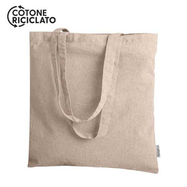 Lara cotone riciclato verde 38x42 cm Personalizzata | Prezzi Ingrosso