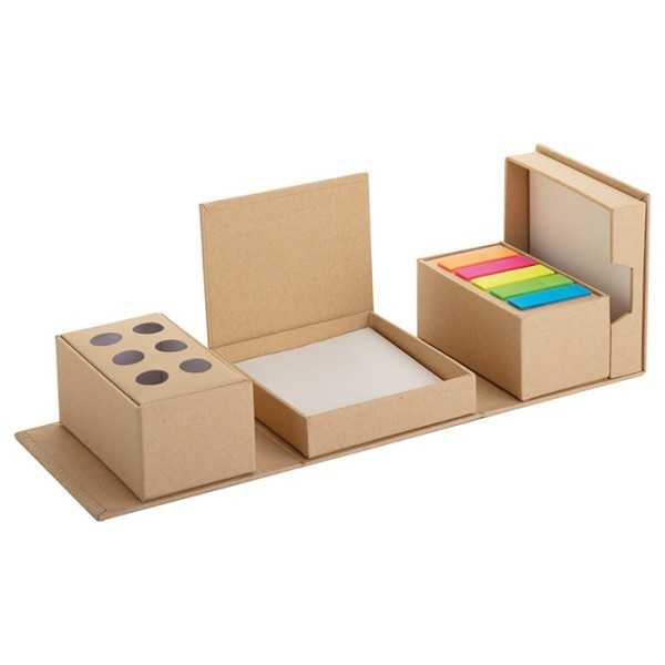 Notes Box Cube carta ecru 41,5xh10,5 (aperto) 10,5xh10,5 (chiuso) Personalizzato | Prezzi Ingrosso