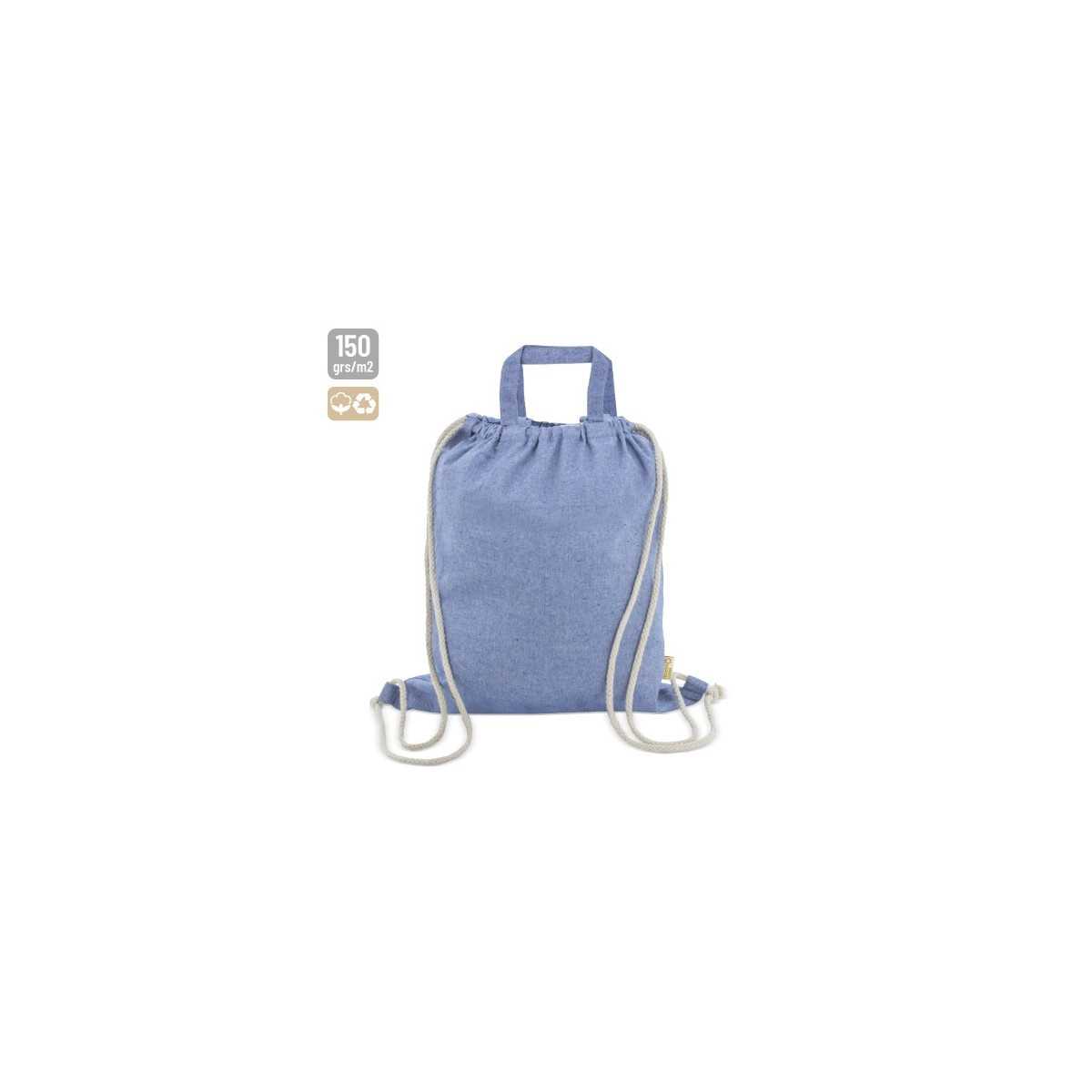 BORSA-ZAINO IN COTONE RICICLATO "AGRA"