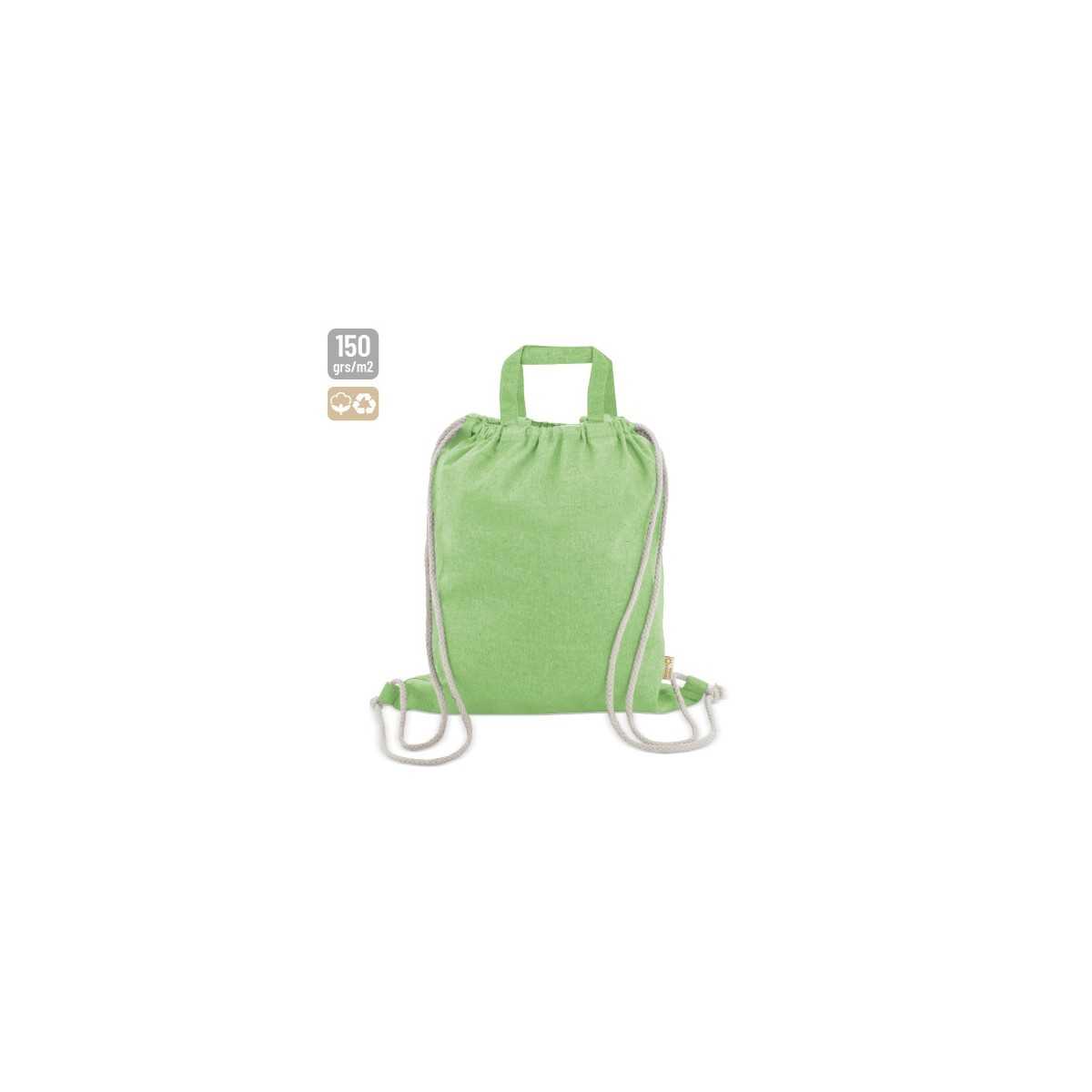 BORSA-ZAINO IN COTONE RICICLATO "AGRA"