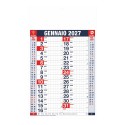 Calendario Olandese B063 Quadrettato Personalizzato 2027