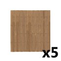 SET DI 5 SOTTOBICCHIERI BAMBÙ "CEYLAN"