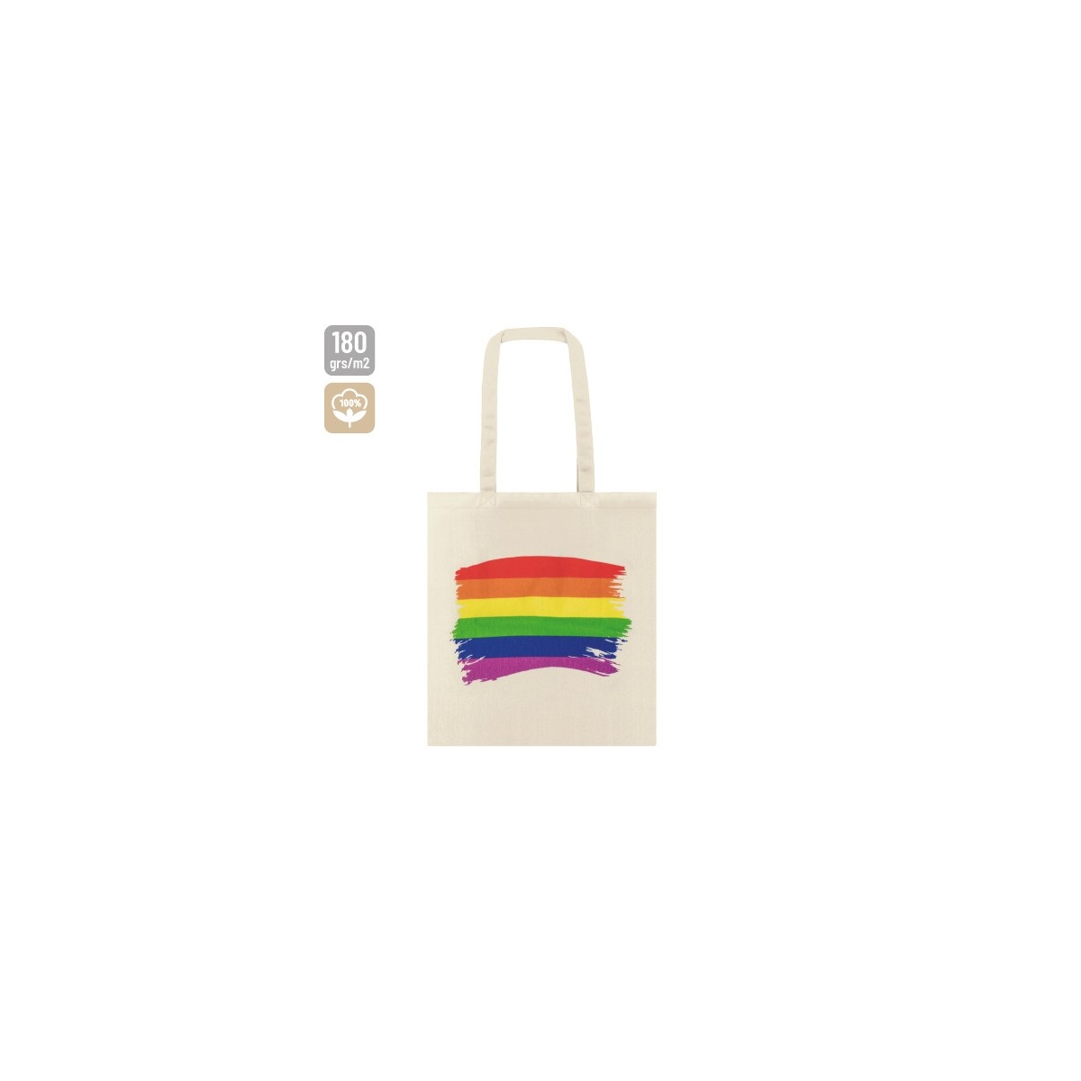 BORSA IN COTONE "RAINBOW"