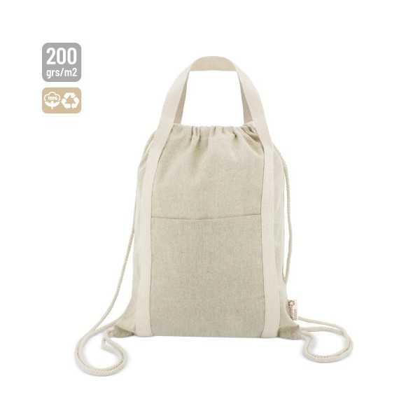 BORSA ZAINO IN COTONE RICICLATO "YALA"