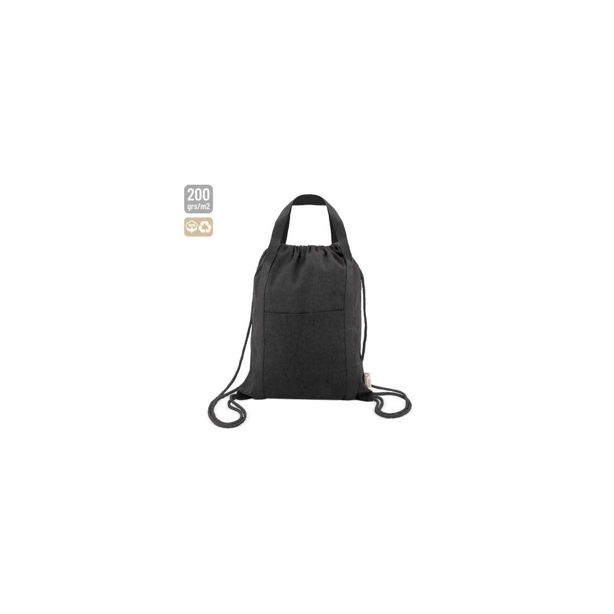 BORSA ZAINO IN COTONE RICICLATO "YALA"