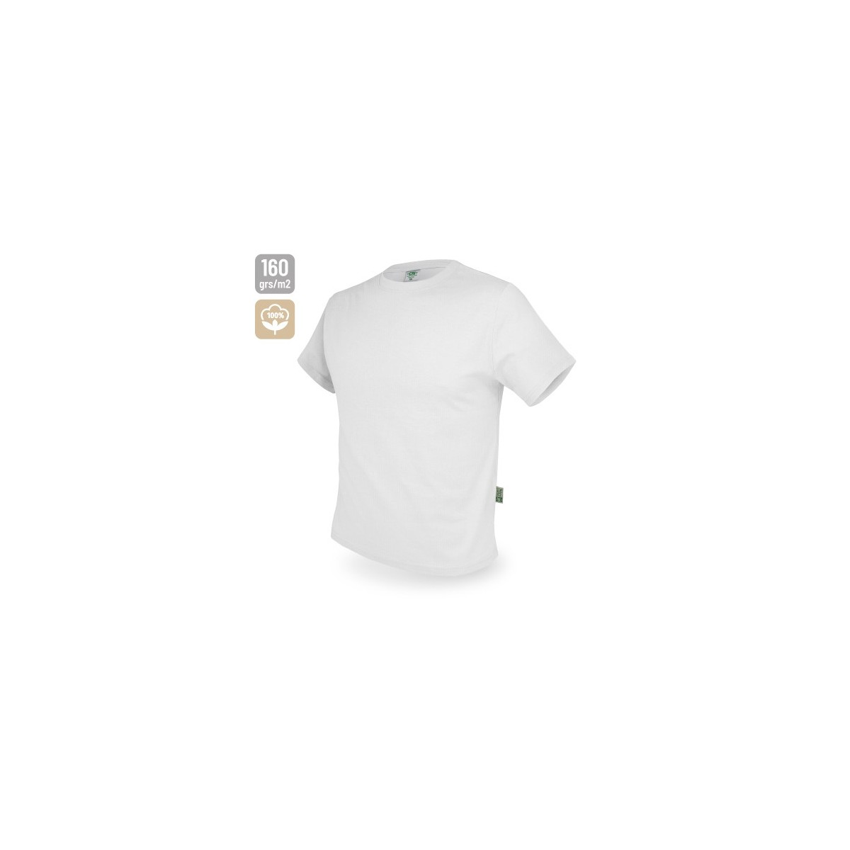 T-SHIRT COTONE 160G ADULTO 3XL "NATUR"