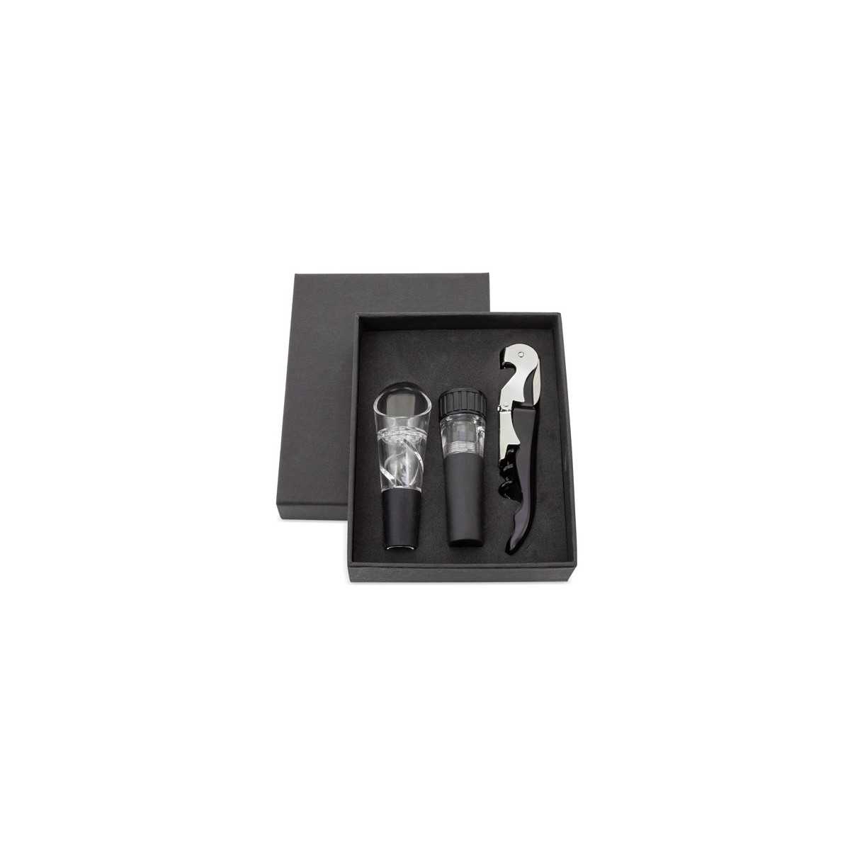 SET VINO 3 PZ "MERLOT"