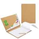 TACCUINO CON BLOCCO NOTES E PENNA ECO "SEMINAR"