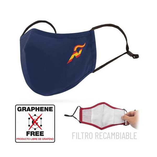 MASCHERINA RIUTILIZZABILE COMFORT (CON TASCA PER FILTRI MONOUSO)
