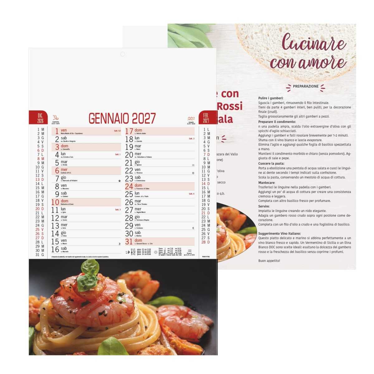B004 - CALENDARIO GASTRONOMIA