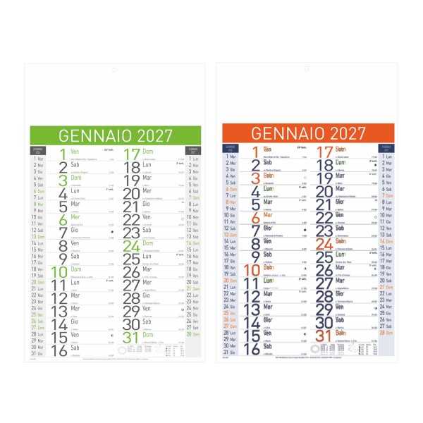 Calendario Olandese B005 LIGHT Personalizzato 2027 28,8x47 cm