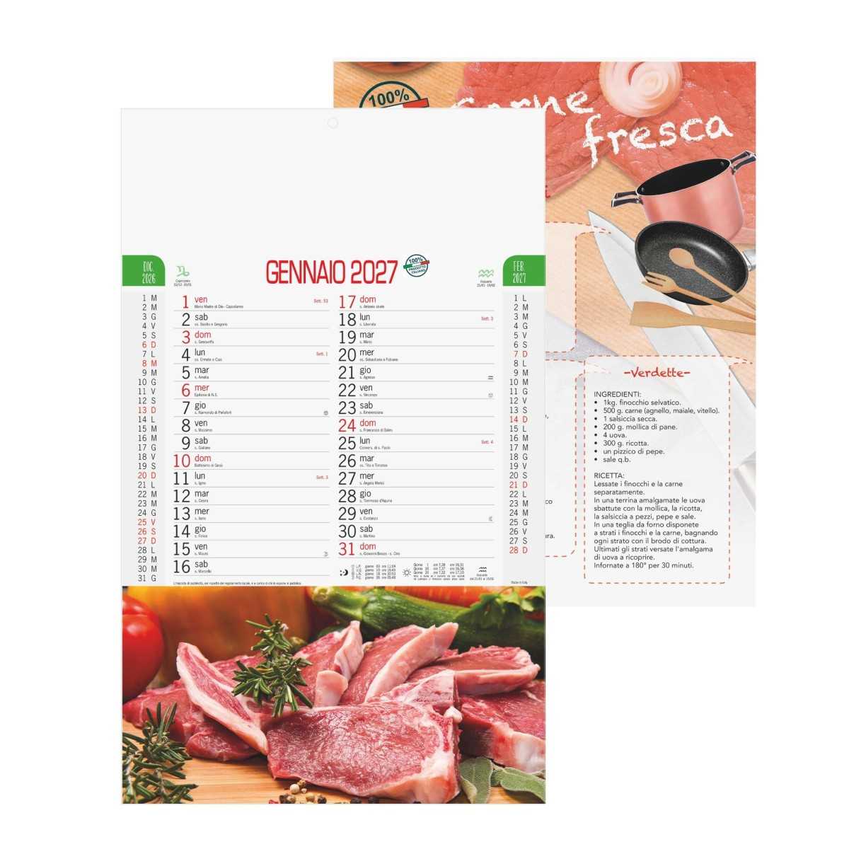B049 - CALENDARIO CARNE
