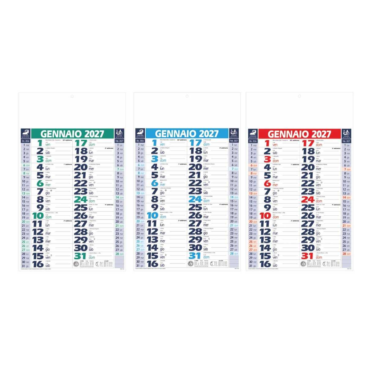 Calendario Olandese Personalizzato 2027 B055 | Prezzi Ingrosso