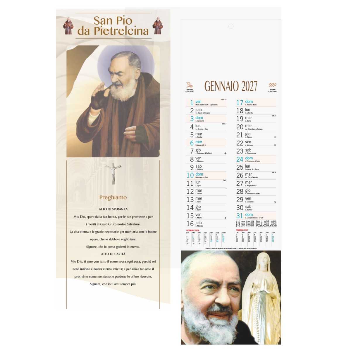 B073 CALENDARIO SAN PIO