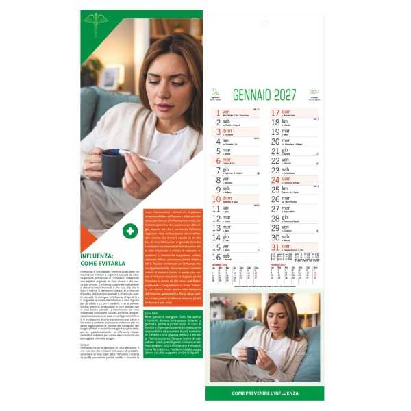 B076 - Calendario Consigli del Farmacista Trimestrale 12 fogli
