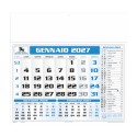 Calendario Americano E004 Personalizzato 2027