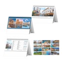 Calendario da Tavolo Paesaggi e Città H011 Personalizzato 2027