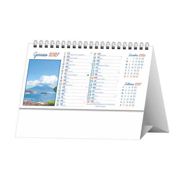 H013 CALENDARIO DA TAVOLO NAPOLI ANTICA