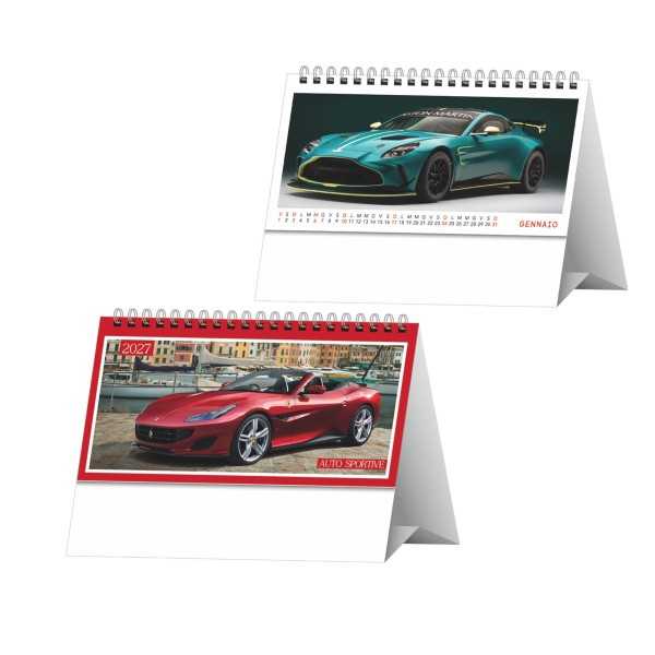 Calendario da Tavolo Auto Sportive H014 Personalizzato 2027