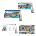 H051 SICILIA - Calendario Illustrato da Tavolo