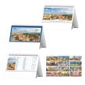 H053 ROMA - Calendario Illustrato da Tavolo