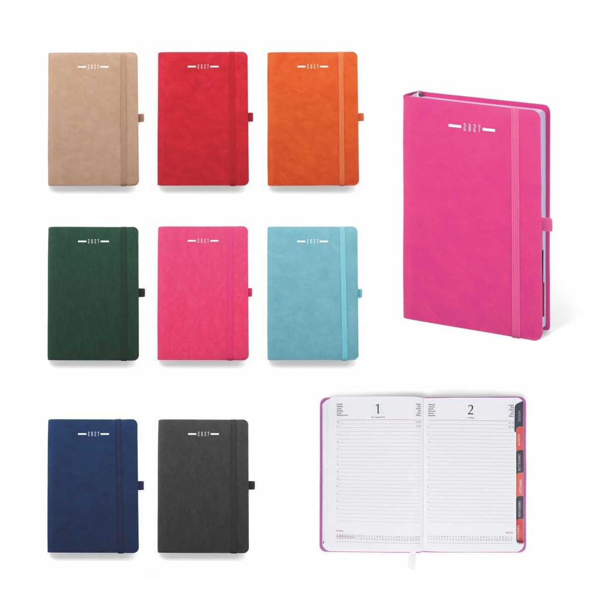 0385 FLEXI SOFT - Agenda Giornaliera Fustellata 11 x 17