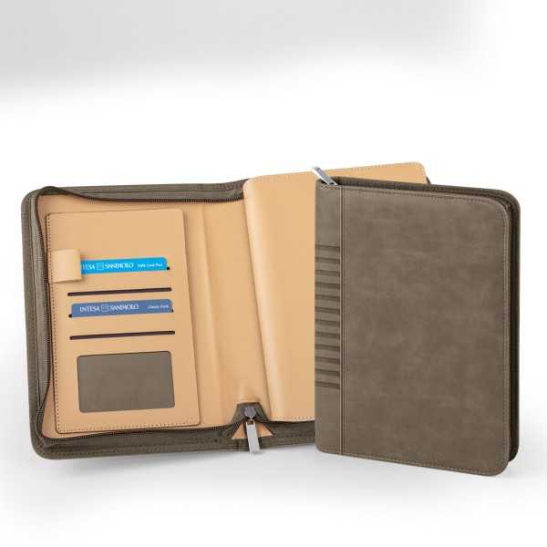 Agenda Borsello poliuretano termovirante talpa 15x21 cm Personalizzata | Prezzi Ingrosso