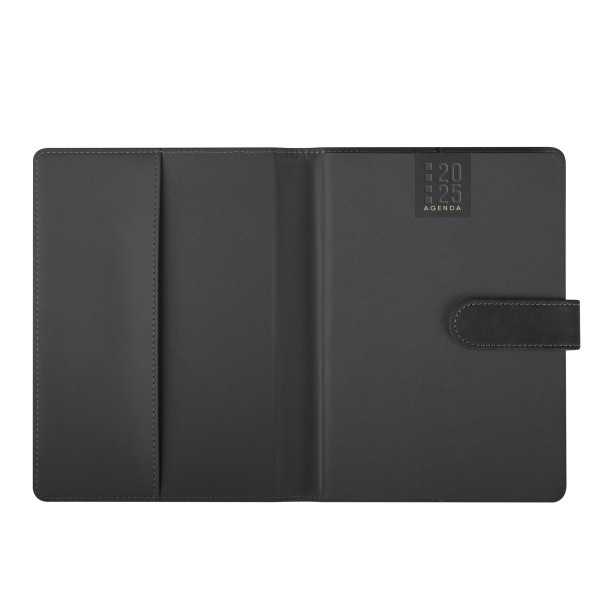 Agenda Portafoglio poliuretano termovirante nero 15x21 cm Personalizzata | Prezzi Ingrosso