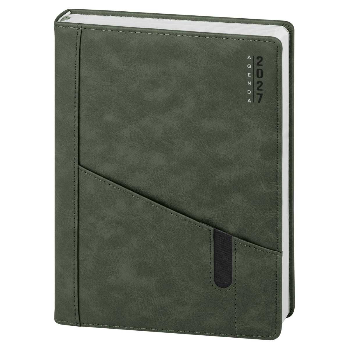Agenda Giornaliera poliuretano verde 15x21 cm per agende PB531 Personalizzata | Prezzi Ingrosso