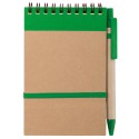 Mini Notes Cartoon cartone riciclato verde 7x14 cm Personalizzati | Prezzi Ingrosso