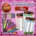 PROMO 100 Calendari + 100 Penne + 100 Accendini Personalizzati | Prezzi Ingrosso