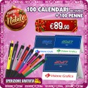 PROMO | 100 Calendari da Tavolo + 100 Penne Personalizzate | Prezzi Ingrosso