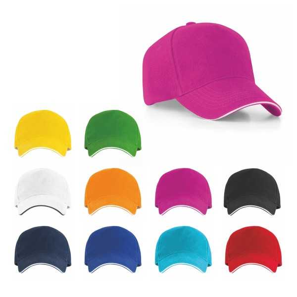 0833 Lindo  Cappello 5 Pannelli 100% Cotone 170gr