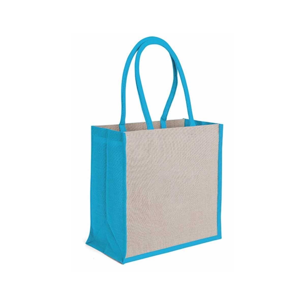 0951 Dalia - Borsa Mare In Juta E Cotone Dimensioni: cm 36x36x20