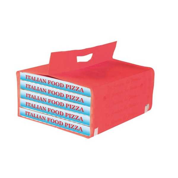 1042 - BORSA PIZZE ROSSO