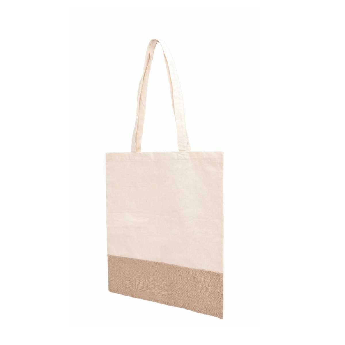 1075 Gror  Borsa Shopping In Cotone. Dimensione cm 41x37