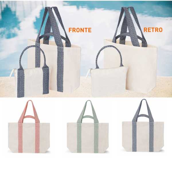 1166 LAVINIA - Borsa Mare Canvas 220g/mｲ